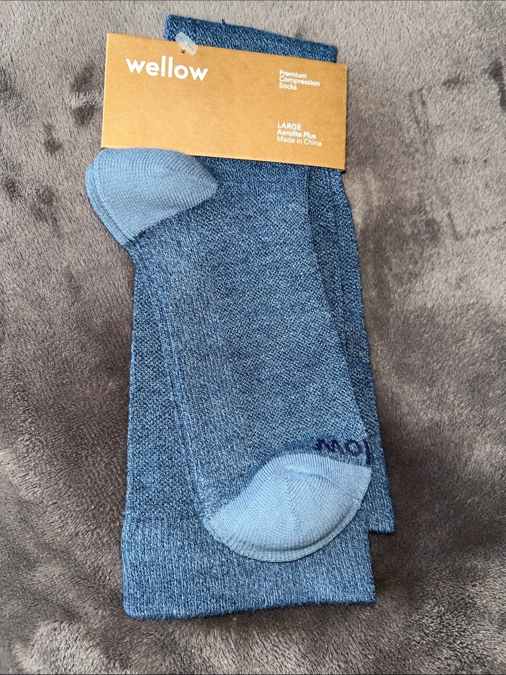 Wellow Men's Aerolite Compression Socks - Blue